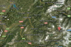 Plan d'accès à l'Hôtel La Galise